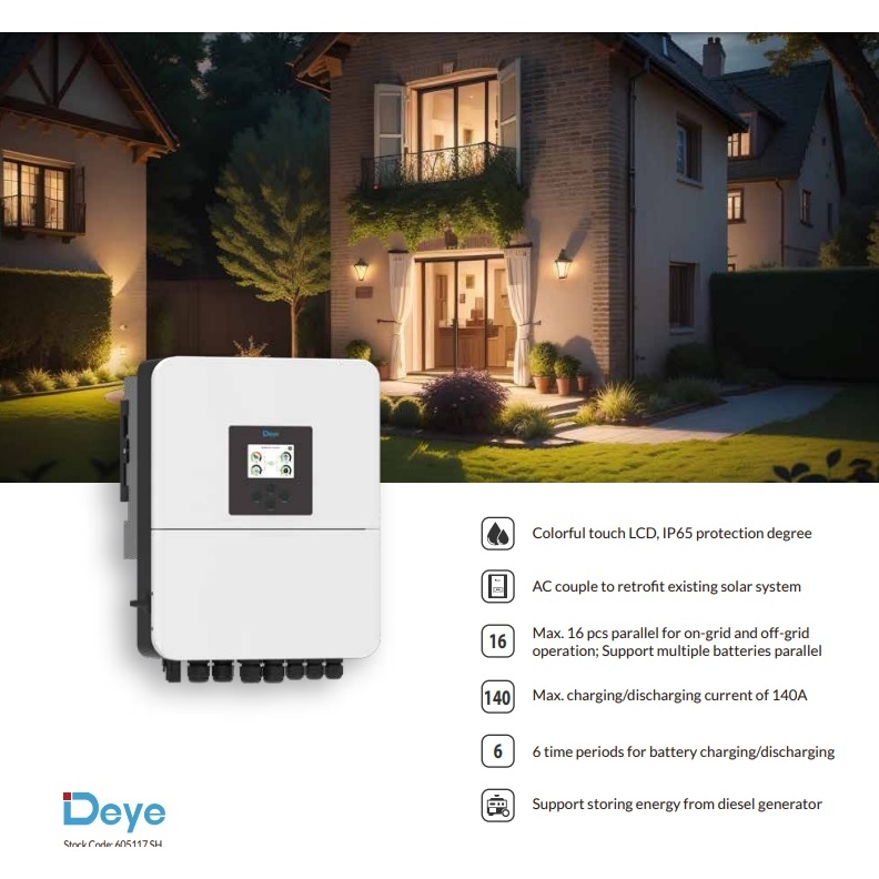 Inverter Deye Hybrid 6kW SUN-6K-SG04LP1-EU-SM2