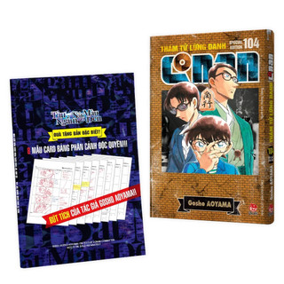 Truyện Tranh - Thám Tử Lừng Danh Conan - Tập 104 - Bản Đặc Biệt - Tặng Kèm Obi + Set Card