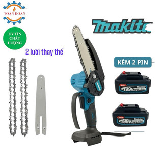 Máy Cưa Xích PIN Cầm Tay Cưa Gỗ Lõi Đồng Mạnh Mẽ Bền Bỉ Tiện Dụng Cho Gia Đình