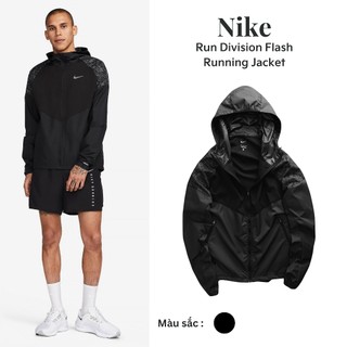 Áo khoác nam nữ N1KE-Run Division Flash Running Jacket ; Áo khoác thể thao chất dù chạy bộ, tập luyện