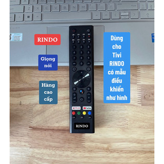 Remote Điều khiển Tivi Rindo hàng Zin theo máy chính hãng