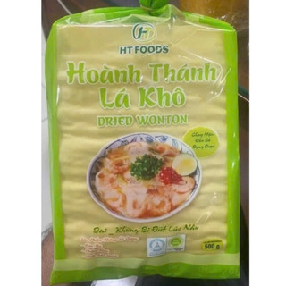 Hoành thánh lá khô HT FOODS ( gói 500g )