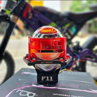  Đèn bi cầu 3.0 inch F11 bản bóng màu đỏ chính hãng MT light. Công suất 70W nhiệt màu 6000k 