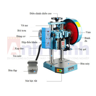 MÁY ĐỘT DẬP KIM LOẠI JB04-1 TẤN
