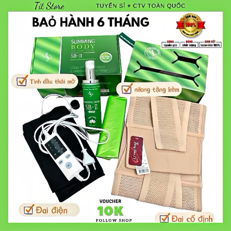 Đai Ủ Quấn Nóng Tan Mỡ Slimming Body Cải Tiến Giúp Đào Thãi Mỡ Thừa Nhanh Thon Gọn Eo Bắp Tay, Bắp Đ