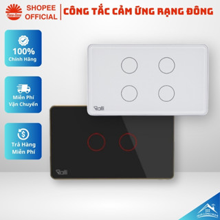 Công Tắc Cảm Ứng Rạng Đông Hình Chữ Nhật - Sử Dụng Wifi, Tiêu Chuẩn Chống Nước IP44