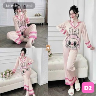 Set bộ Pijama labubu Lụa mêm mịn sang chảnh, hàng có size