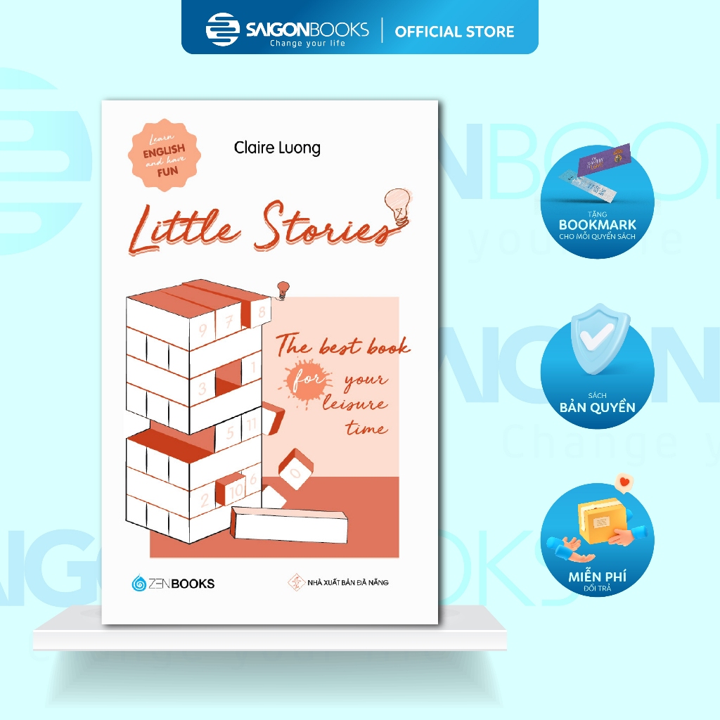 SÁCH - Little Stories -The best book for your leisure time - Claire Luong