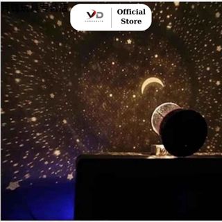 Đèn ngủ chiếu ngàn sao mẫu mới 2020 ( dùng cáp sạc usb )