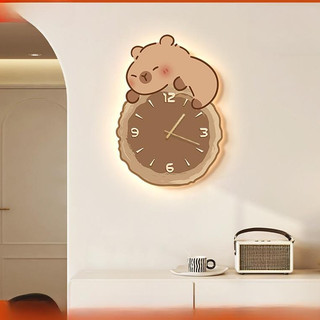 [ĐỒNG HỒ TRÁNG GƯƠNG ĐÈN LED CAO CẤP CAPYBARA] Decor Phòng Cực Xinh