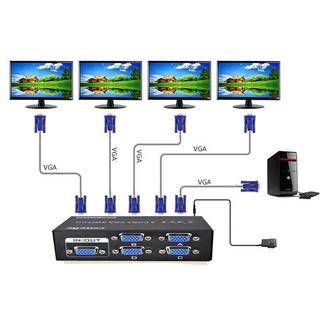 Bộ Chia VGA 1 Ra 4, Chuẩn Sắc Nét, Không Làm Giảm Chất Lượng Hình Ảnh - Phụ kiện