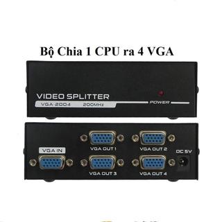 Bộ Chia VGA 1 Ra 4, Chuẩn Sắc Nét, Không Làm Giảm Chất Lượng Hình Ảnh - Phụ kiện