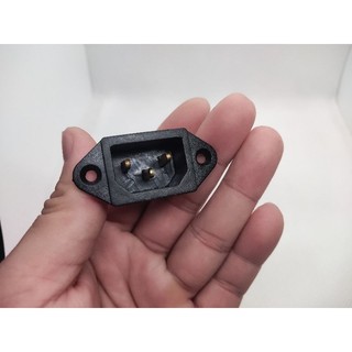 Jack nguồn 3 chân có cầu chì.
