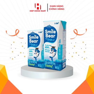 Sữa Tươi Smile Bear Fresh 100% sữa tươi và sữa non 110ml -180ml