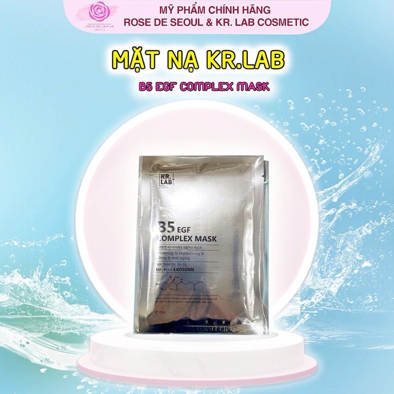 Combo 30-50 miếng Mặt nạ Kr.lab B5 EGF complex mask - hạn 2028 Hàn Quốc IS1