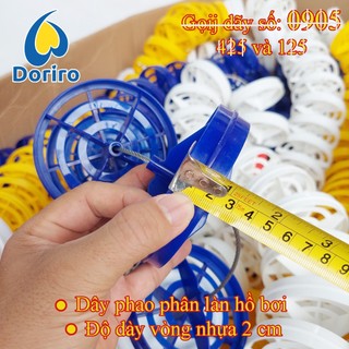Dây phao phân làn hồ bơi, dài 50 mét HOẶC CHIỀU DÀI THEO YÊU CẪU CỦA KHÁCH, dây xuyên tâm bằng ny-long hoặc bằng thép.