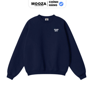 Áo Sweater Mooza Studio, Form rộng Nam Nữ Nỉ lót lông cáo Cotton 100% Unisex Local Brand / Moo