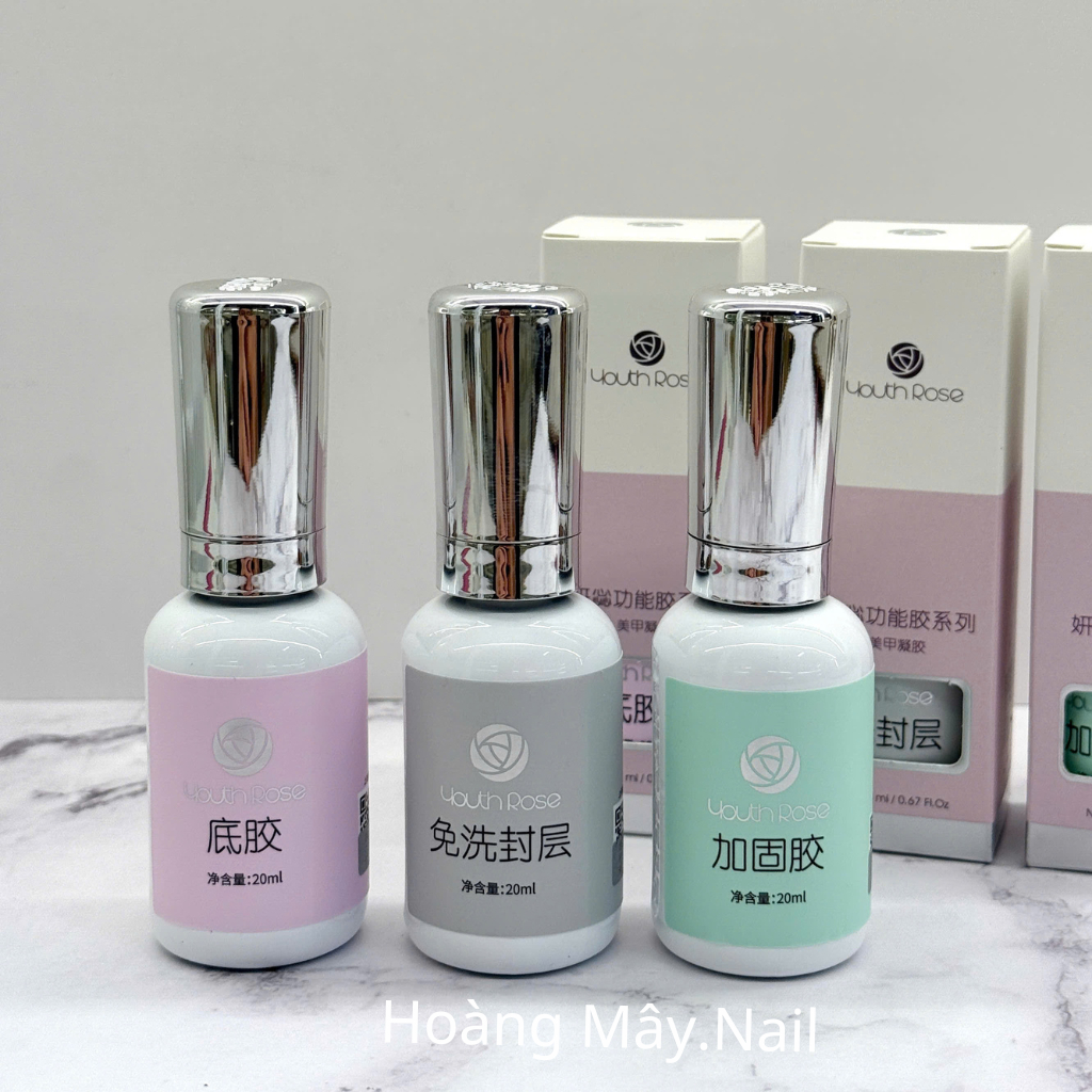 Base Top Cứng Hoa Hồng cao cấp mới 20ml