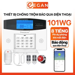 Thiết bị báo động chống trộm dùng sim và báo động qua điện thoại PR-101WG có hỗ trợ wifi