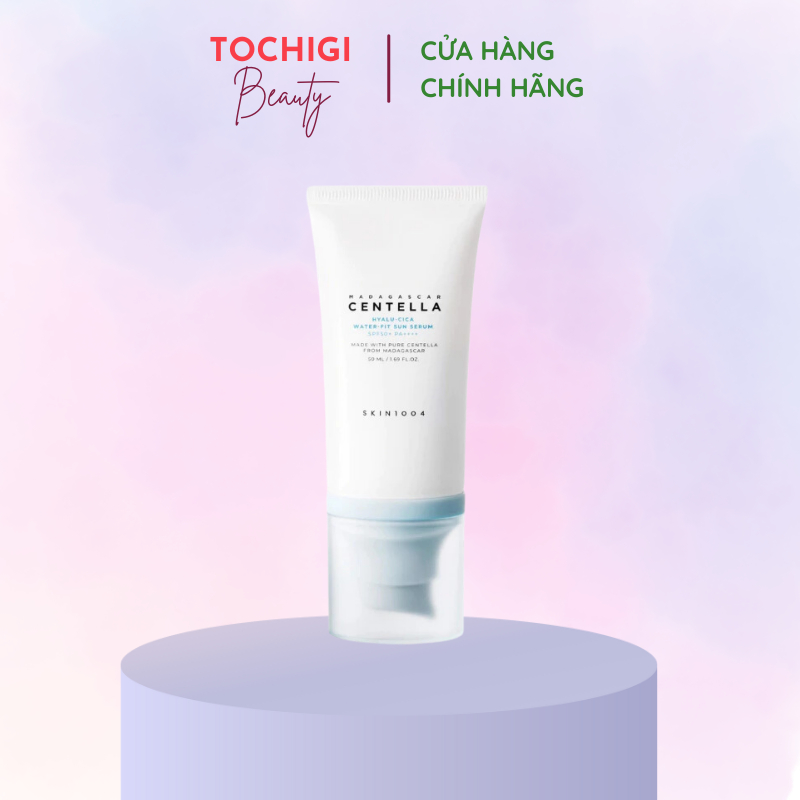 Kem Chống Nắng Cấp Ẩm Skin1004 Madagascar Blue Centella Hyalu-Cica Water-Fit Sun Serum SPF50 PA++++ 50ml - XANH