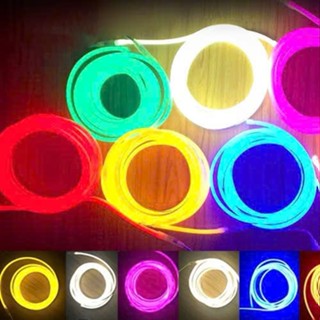 Cuộn 5 mét dây đèn Led Neon 12V nhiều màu, chất liệu Silicone chống nước dùng trang trí tường, phòng ngủ, phòng khách...