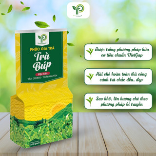 Trà Búp Phúc Gia Đặc Sản Tân Cương Thái Nguyên Trà Xanh Ngon Đậm Vị Núi Rừng Tây Bắc Gói 200g