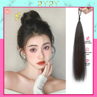 Dây buộc tóc giả thẳng làm dày, búi tóc, cột tóc dạng dây phụ kiện búi tóc cho nữ  - PHỤ KIỆN RYRY