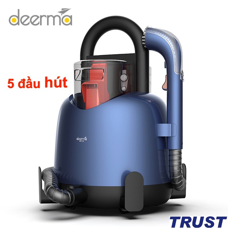 Máy hút và máy giặt Deerma BY200 làm sạch thảm, nệm, sofa vải với công nghệ gia nhiệt nước đến 50°C