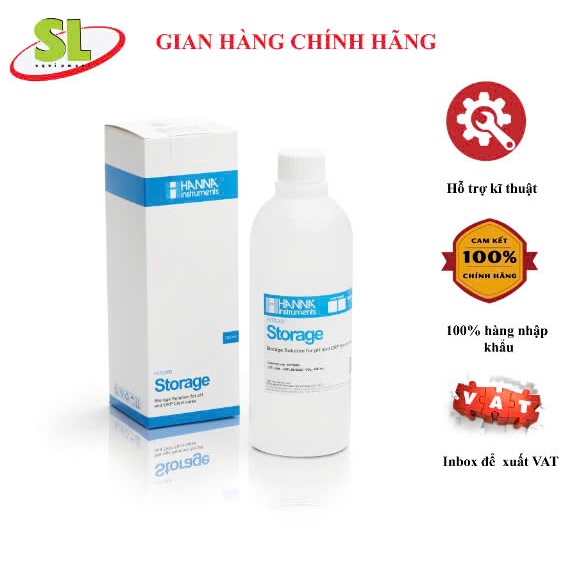 Dung dịch bảo quản điện cực PH Hanna 500mL model HI70300L