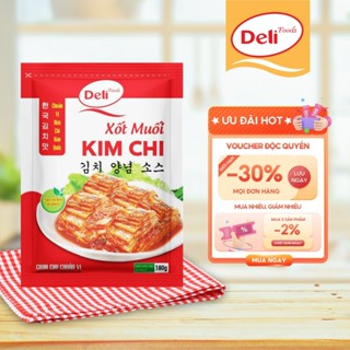 Sốt muối kim chi Hàn Quốc Deli Foods 180g, Gia vị nấu ăn nhà bếp nêm sẵn sốt kim chi hàn quốc