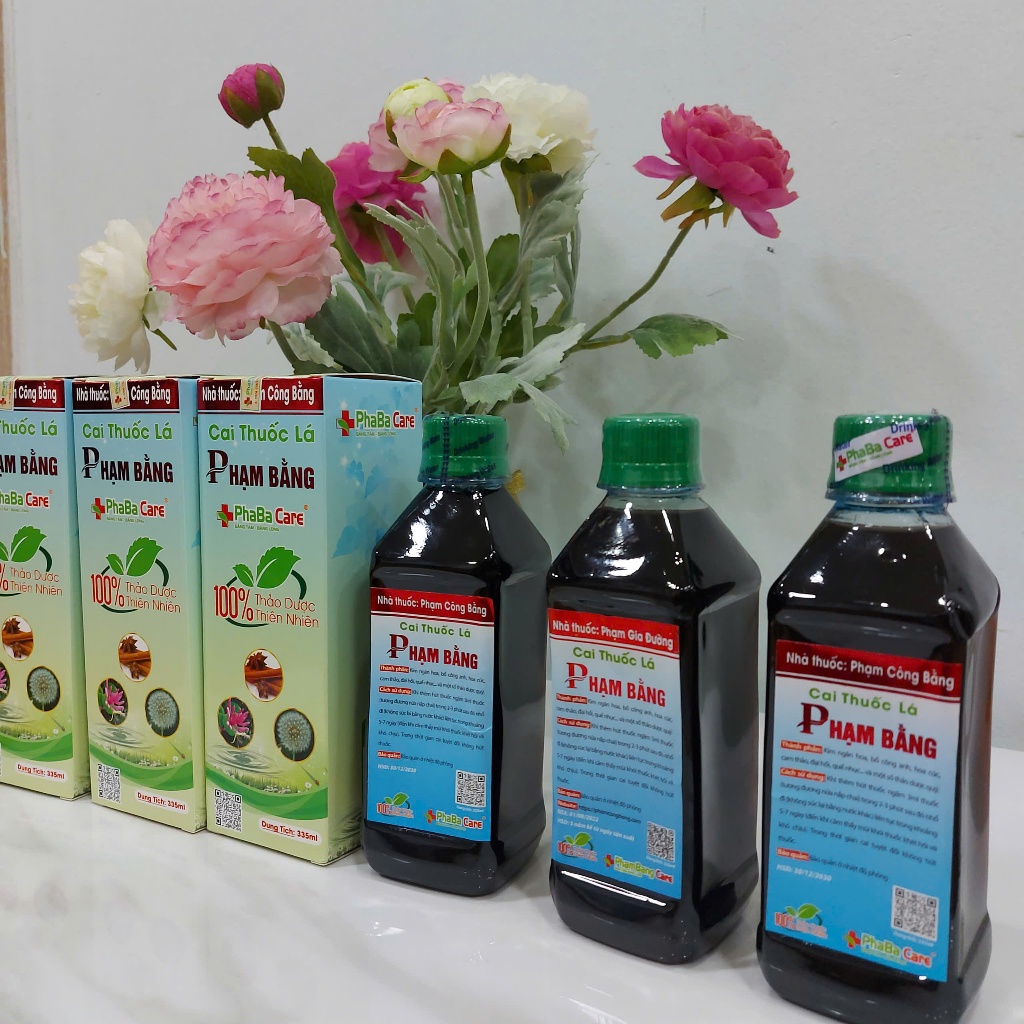 Nước xúc miệng cai thuoc la Phạm Bằng [Mẫu mới giảm giá]