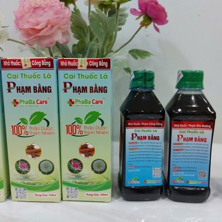 Nước xúc miệng cai thuoc la Phạm Bằng [Mẫu mới giảm giá]