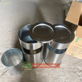 THÙNG RÁC GẠT TÀN DẠNG TRÒN B-074