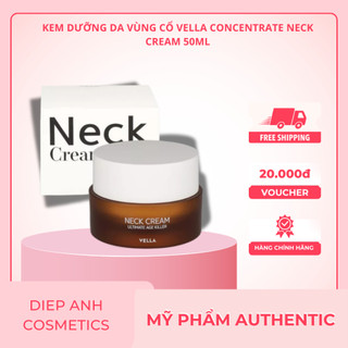  Kem Dưỡng Da VELLA NECK CREAM 50ML Dưỡng Da Vùng Cổ Xóa Nhăn Nâng Cơ Trẻ Hóa| Kem cổ Vella Neck Cream 50ML Hàn Quốc 