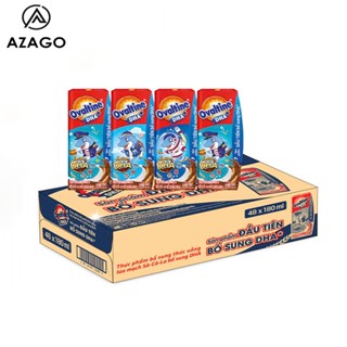 Thùng 48 Hộp Sữa Lúa Mạch Vị Socola Ovaltine DHA+/ 2X CANXI - AZAGOHN