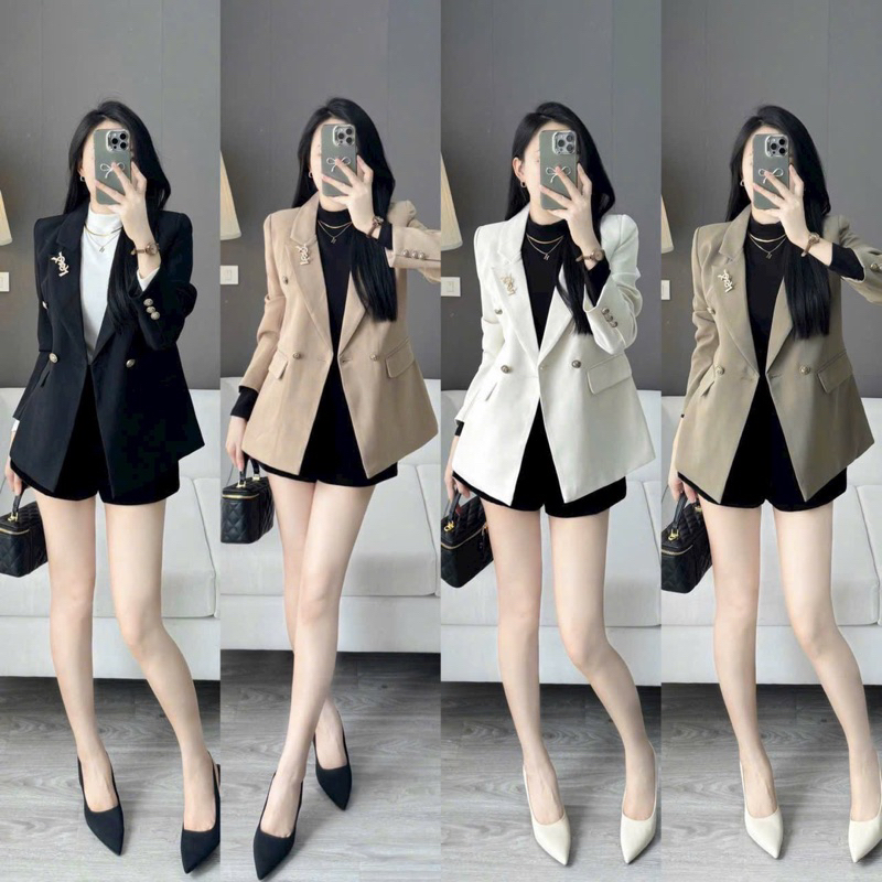 Áo vest kèm tag yssl form xinh hàng qc