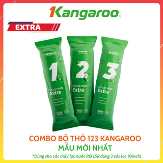 Combo Bộ Thô 123 Kangaroo Hàng Chính Hãng Dùng Cho Các Máy Lọc Nước RO Giúp Loại Bỏ Các Tạp Chất Cặn Bẩn,Chất Gây Mùi...