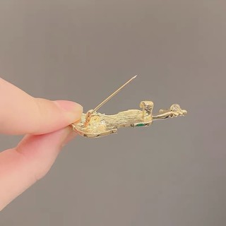 Trâm Cài Áo Hình Violin Phong Cách Độc Đáo