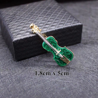 Trâm Cài Áo Hình Violin Phong Cách Độc Đáo