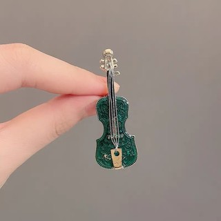 Trâm Cài Áo Hình Violin Phong Cách Độc Đáo