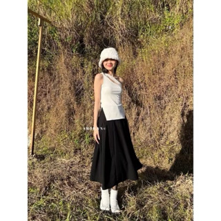   SMOR.VN  Chân váy xếp li dài SMOR 