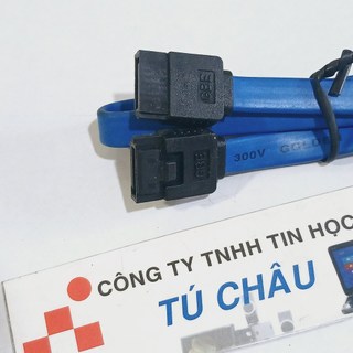 Cáp Sata II (3Gb/s) dài 55Cm / Cáp Sata III (6Gb/s) dài 32Cm (Màu cáp Đỏ, Xanh, Đen)
