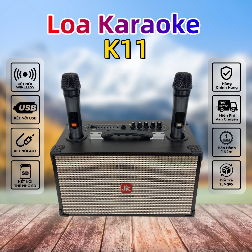 Xưởng bán trực tiếp K11 Loa Kéo Xách Tay Hát Karaoke Di Động Bluetooth Bass Giải Trí Mini Nghe Nhạc | BigBuy360 - bigbuy360.vn