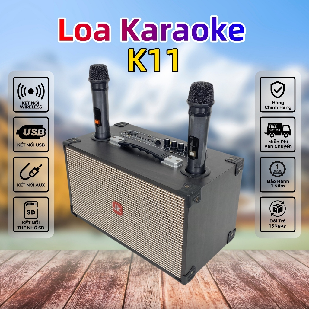 Xưởng bán trực tiếp K11 Loa Kéo Xách Tay Hát Karaoke Di Động Bluetooth Bass Giải Trí Mini Nghe Nhạc | BigBuy360 - bigbuy360.vn