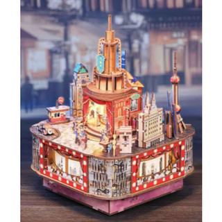  Đồ chơi lắp ráp hộp nhạc DIY 3D "Journey to the West" và "Paramount Ballroom" 