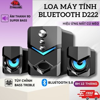 Loa Vi Tính Bluetooth ZiyouLang D222 New 2025 Âm Thanh Supper Bass Nghe Nhạc Xem Phim Gaming  Chân Thực