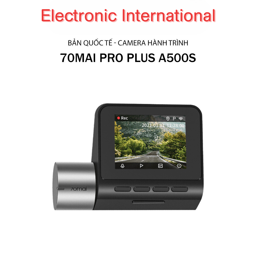 [Bản Quốc Tế] Camera hành trình ô tô 70mai Pro Plus A500S tích hợp sẵn GPS