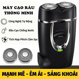 [ LK-188 ] Máy Cạo Râu Mini 2 Lưỡi Cạo Nổi - Máy Cạo Râu Đa Năng Đầu Cạo Chống Nước - TCS