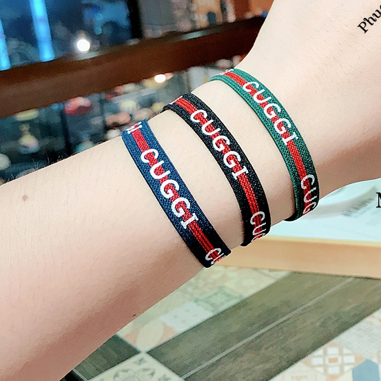 SET 4 CÁI CỘT TÓC THUN IN CHỮ SANG CHẢNH