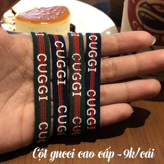 SET 4 CÁI CỘT TÓC THUN IN CHỮ SANG CHẢNH